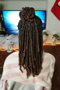 Spring Twists With Half Up High Bun