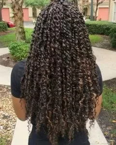 Waist Length Spring Twists