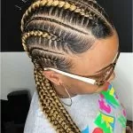 Blonde Stitch Braids