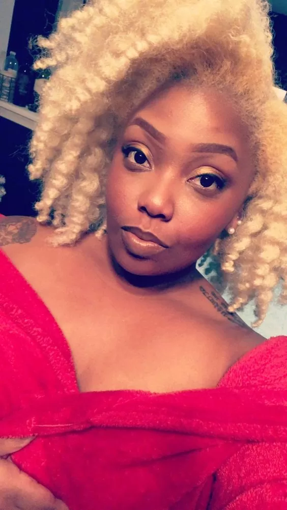 Blonde Fulani Braids With Beads