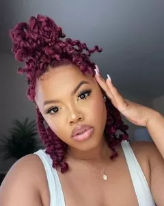 burgundy passion twist crochet braids