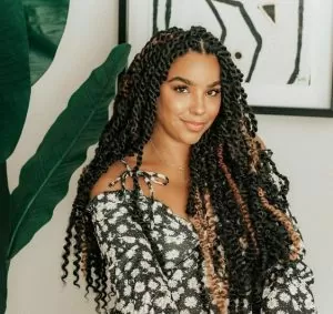 middle part passion twist crochet