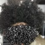 defined curls with hair milk