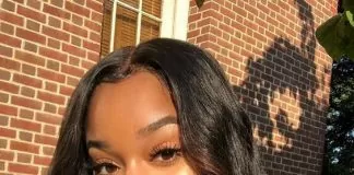 middle part half sew in with waves