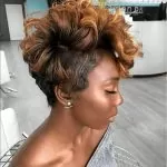 pixie cut half sew in