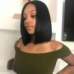 blunt cut quick weave