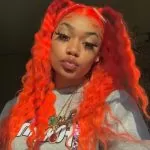 fire red wig with baby hair edges