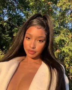 half up half down with side part