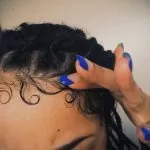 laying baby hairs