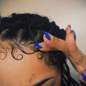 laying baby hairs