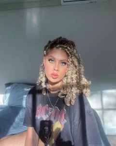 blonde butterfly locs bob