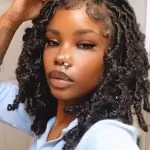 fluffy butterfly loc bob