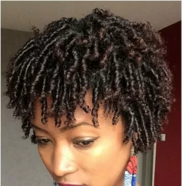 Comb Coils and Comb Twist on Short Hair comb coil twists